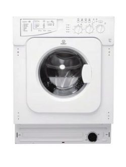 Indesit Ecotime Iwme127 1200 Spin, 7Kg Load Integrated Washing Machine